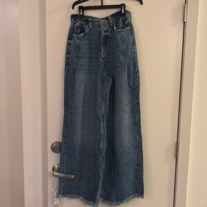Free people wide leg jean